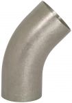 Unpolished 45 Deg Weld Elbows w/ Tangents - B2KS - 304S